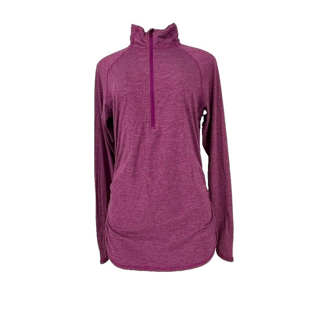 The North Face Medium Women Flash Dry 1/2 Zip Top Long Sleeve Active Hiking AR7